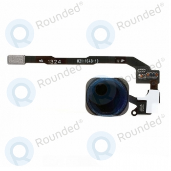 Apple iPhone 5S Home button flex cable with home button black