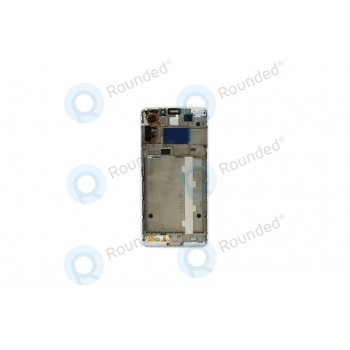 Alcatel One Touch Idol X Display module frontcover+lcd+digitizer white backside