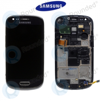 Samsung Galaxy S3 Mini (I8190) Display unit inclusief behuizing black (GH97-14204C)