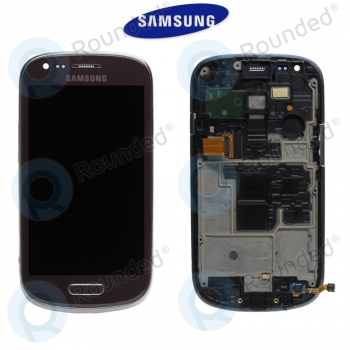 Samsung Galaxy S3 Mini (I8190) Display unit inclusief behuizing brown