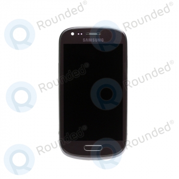 Samsung Galaxy S3 Mini (I8190) Display unit complete brown image-1