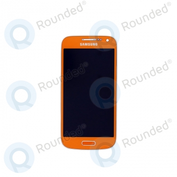 Samsung Galaxy S4 Mini (I9195) Display unit complete orange (GH97-14766H) image-1