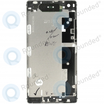 Huawei P8 Battery cover black  image-1