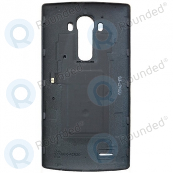 LG G4 (H815, H818) Battery cover black leather  image-1