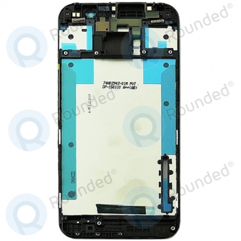 HTC One M9 Front cover black incl. top + bottom cover  image-1