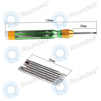 Best BST-889A Screwdriver 6in1 green  image-1