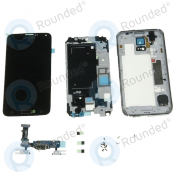 Samsung Galaxy S5 (SM-G900F) Display unit complete black (Total package)GH97-15734B