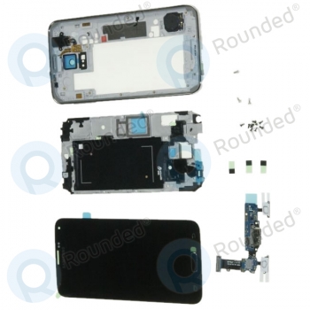 Samsung Galaxy S5 (SM-G900F) Display unit complete black (Total package)GH97-15734B image-1