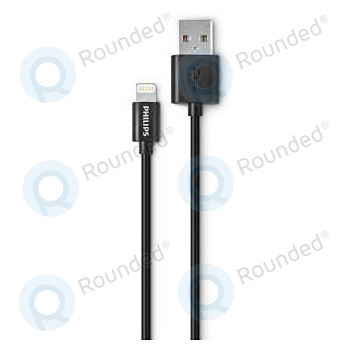 Philips Lightning to USB cable 1 meter black DLC2404V/10 DLC2404V/10 image-1