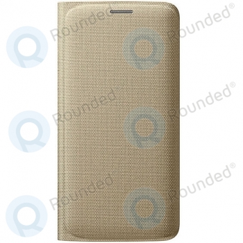 Samsung Galaxy S6 Edge Flip wallet canvas gold EF-WG925BFEGWW EF-WG925BFEGWW image-1