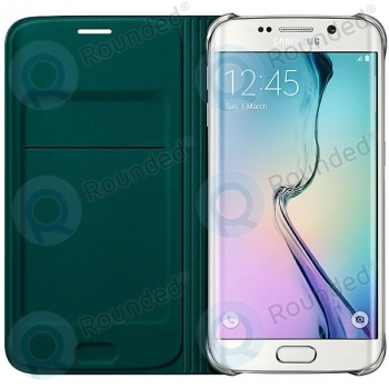 Samsung Galaxy S6 Edge Flip wallet canvas green EF-WG925BGEGWW EF-WG925BGEGWW image-4
