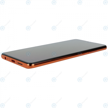 Huawei P30 (ELE-L09 ELE-L29) Display module frontcover+lcd+digitizer+battery amber sunrise 02352NLQ_image-1