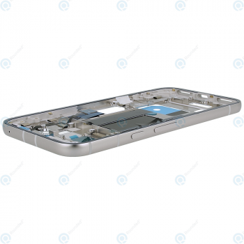 Google Pixel 8a (GKV4X, G6GPR, G8HHN, G576D) Middle cover porcelain_image-3