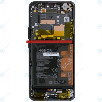 Honor Magic6 Pro (BVL-AN16, BVL-N49) Display module front cover + LCD + digitizer + battery black 0235AJLM_image-4