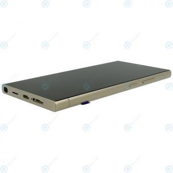 Samsung Galaxy S24 Ultra (SM-S928B) Display module front cover + LCD + digitizer + battery titanium yellow GH82-33398C_image-1
