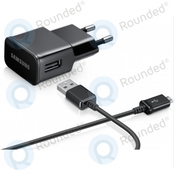 Samsung USB travel charger 2000 mAh incl. Data cable black (Blister) ETA-U90EBEGSTD ETA-U90EBEGSTD