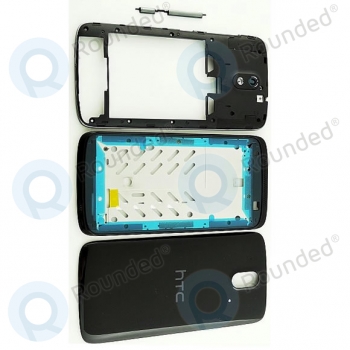 HTC Desire 526G Cover black (Full set: Battery cover + Middle cover + Front cover)  image-1