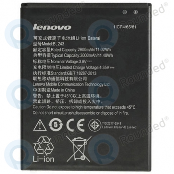 Lenovo A700 Battery BL243 2900/3000mAh