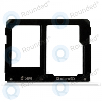 Samsung Galaxy A3 2016 (SM-A310F), Galaxy A5 2016 (SM-A510F) Sim tray + MicroSD tray white GH98-38665C