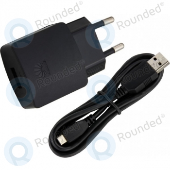 Huawei USB travel charger incl. microUSB data cable black HW-050100E2W HW-050100E2W image-1