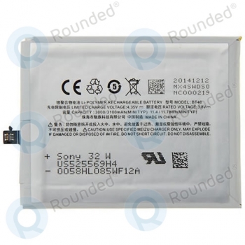 Meizu MX4 Battery BT40 3100mAh BT40