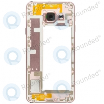 Samsung Galaxy A3 2016 (SM-A310F) Middle cover pink GH97-18074D