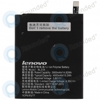 Lenovo Vibe P1m, P70, A5000 Dual Battery BL234 4000mAh