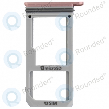 Samsung Galaxy Note 7 (SM-N930F) Sim tray + MicroSD tray pink  image-1