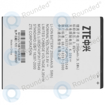 ZTE Li3825T43P3h775549 Battery 2500mAh Li3825T43P3h775549 image-1