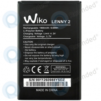 Wiko Lenny 2 Battery P104-L82000-000 1800mAh P104-L82000-000