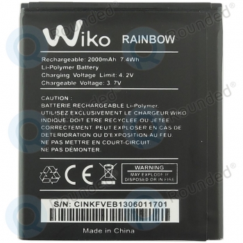 Wiko Rainbow Battery S104-G66000-051 2000mAh S104-G66000-051