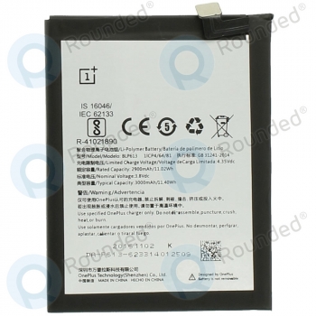 OnePlus 3 Battery BLP613 3000mAh 408000801 408000801