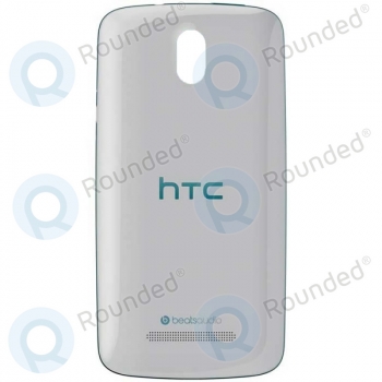 HTC Desire 500 Battery cover white-blue 74H02590-01M