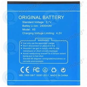 Doogee X5, X5 Pro Battery GB/T18287-2013 2400mAh  image-1