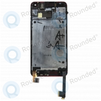 HTC One (M7) Display module frontcover+lcd+digitizer red 80H01568-02 image-1