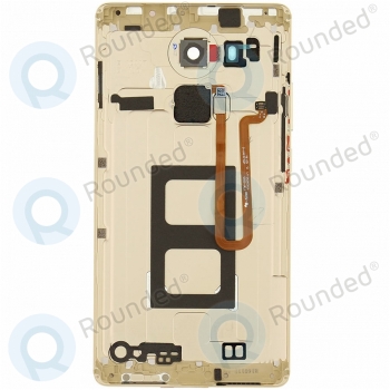 Huawei Mate 8 Back cover gold incl. fingerprint sensor  image-1