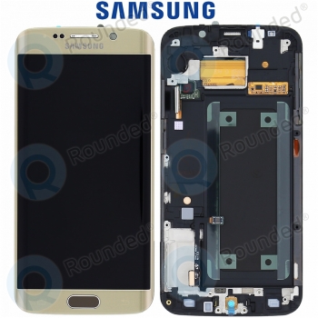 Samsung Galaxy S6 Edge (SM-G925F) Display unit complete gold GH97-17162C GH97-17162C