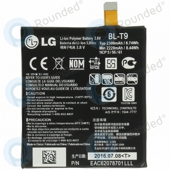 LG Nexus 5 (D820, D821), X Screen (K500N) Battery BL-T9 2300mAh EAC62078701