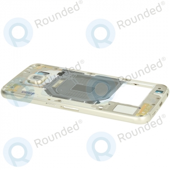Samsung Galaxy S6 (SM-G920F) Middle cover gold GH96-08583C image-4