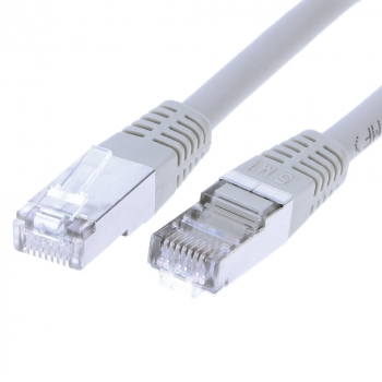 FTP CAT6 network cable 15 meter Type: S/FTP CAT6. Wires: AWG 27/7. Connector 1: RJ45 Male. Connector 2: RJ45 Male. Length: 15 meter. Color: Grey. Halogen free: Yes.