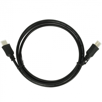 HDMI cable 1.5 meter Version: 2.0 HighSpeed+ with Ethernet. Connector types: HDMI A Male to HDMI A Male. Length: 1.5 meter. Color: Black.  image-1
