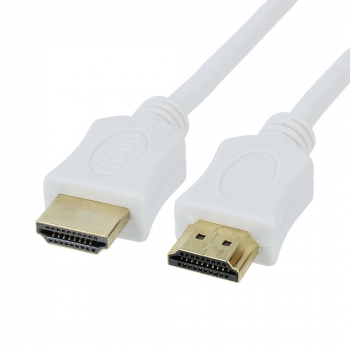 HDMI cable 5 meter Version: 1.4 HighSpeed with Ethernet. Connector types: HDMI A Male to HDMI A Male. Length: 5 meter. Color: White.