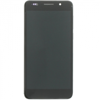 Huawei Honor 6 Display unit complete black The display screen contain a front, lcd and touch unit. Original service pack.   image-1