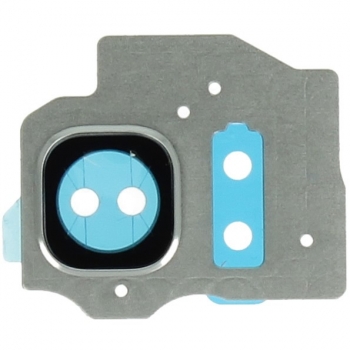 Samsung Galaxy S8 Plus (SM-G955F) Camera frame silver Camera frame. Camera window. Camera cover. Camera deco.