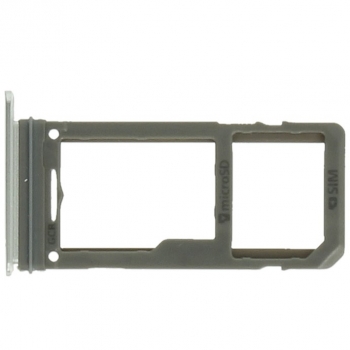 Samsung Galaxy S8 (SM-G950F) Sim tray + MicroSD tray silver Incl. microSD tray. GH98-41131B