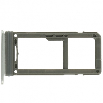 Samsung Galaxy S8 (SM-G950F) Sim tray + MicroSD tray silver Incl. microSD tray. GH98-41131B image-1