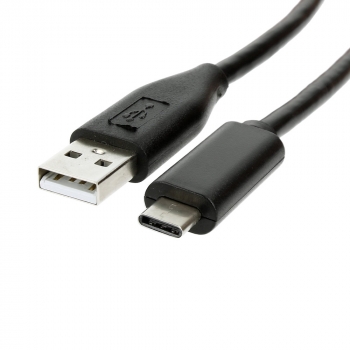 USB Type-C cable 1 meter Version: USB 2.0 HighSpeed. Connector types: USB A Male to USB-C Male. Length: 1 meter. Color: Black.