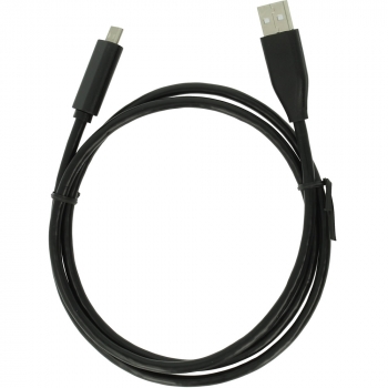 USB Type-C cable 1 meter Version: USB 2.0 HighSpeed. Connector types: USB A Male to USB-C Male. Length: 1 meter. Color: Black.  image-1