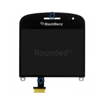 BlackBerry 9900 Bold display full module, digitizer screen assembly black spare part LCD-3402-001-111