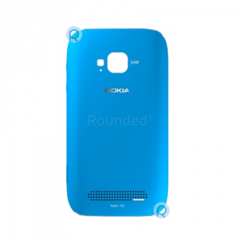 Nokia 710 Lumia battery cover, battery door cyan blue spare part 040-101646 PC1-1